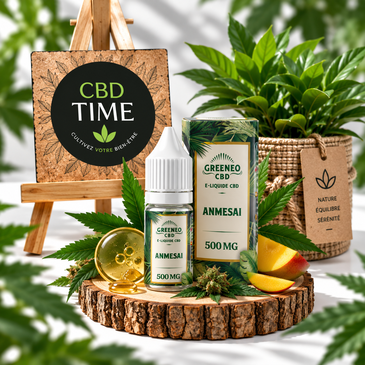 E-liquide CBD Amnesia 500 mg – CBD Time