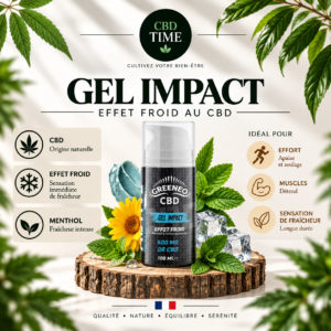Gel Impact CBD 500 mg – Soin Corporel