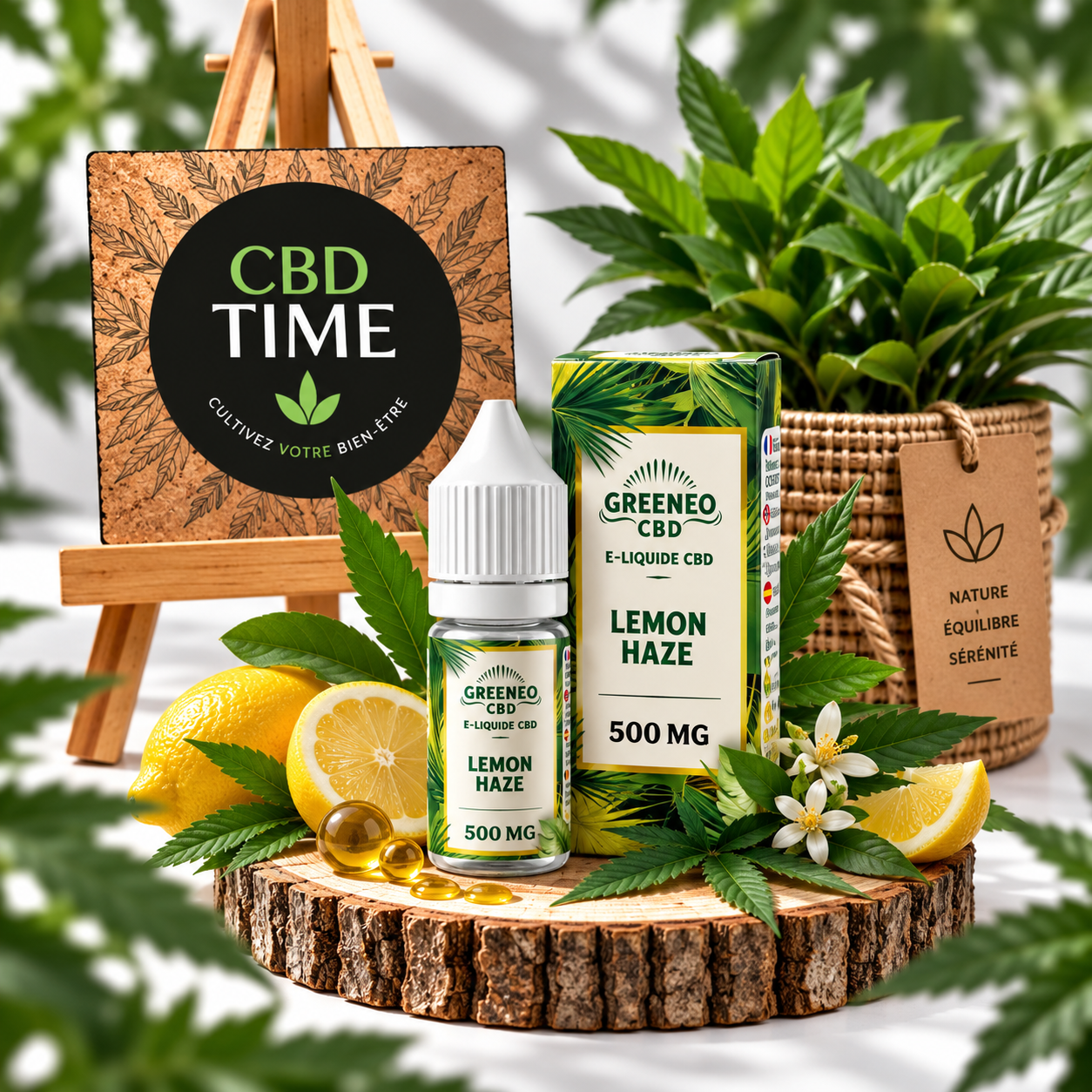 E-liquide CBD Lemon Haze 500 mg – CBD Time