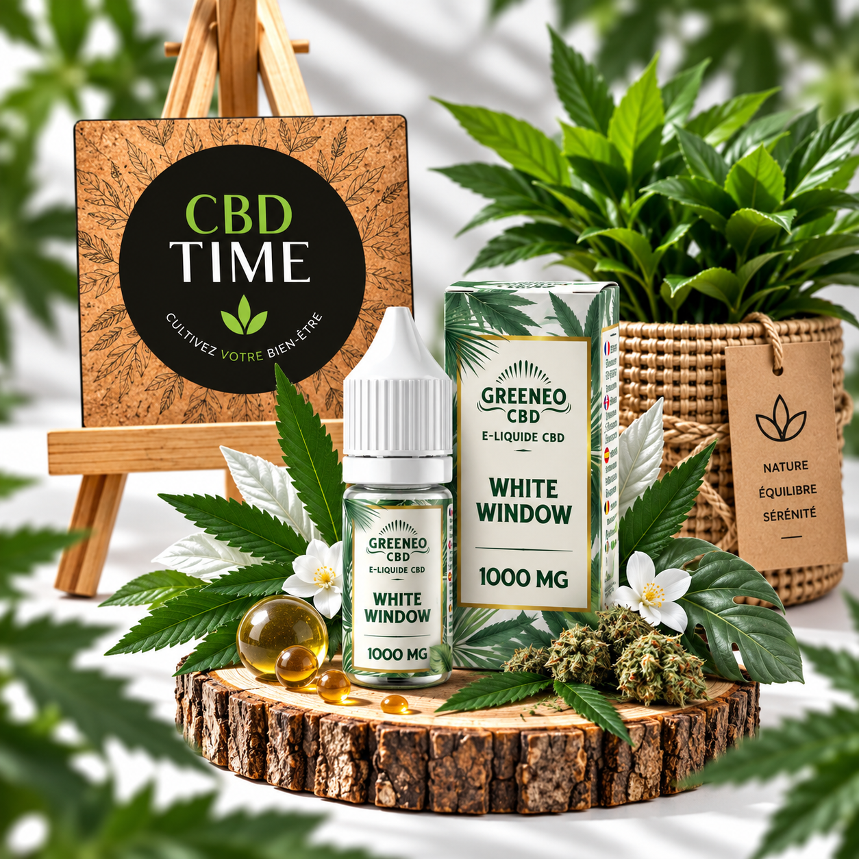 White Widow – E-liquide CBD – 500 mg ou 1000 mg – Image 2