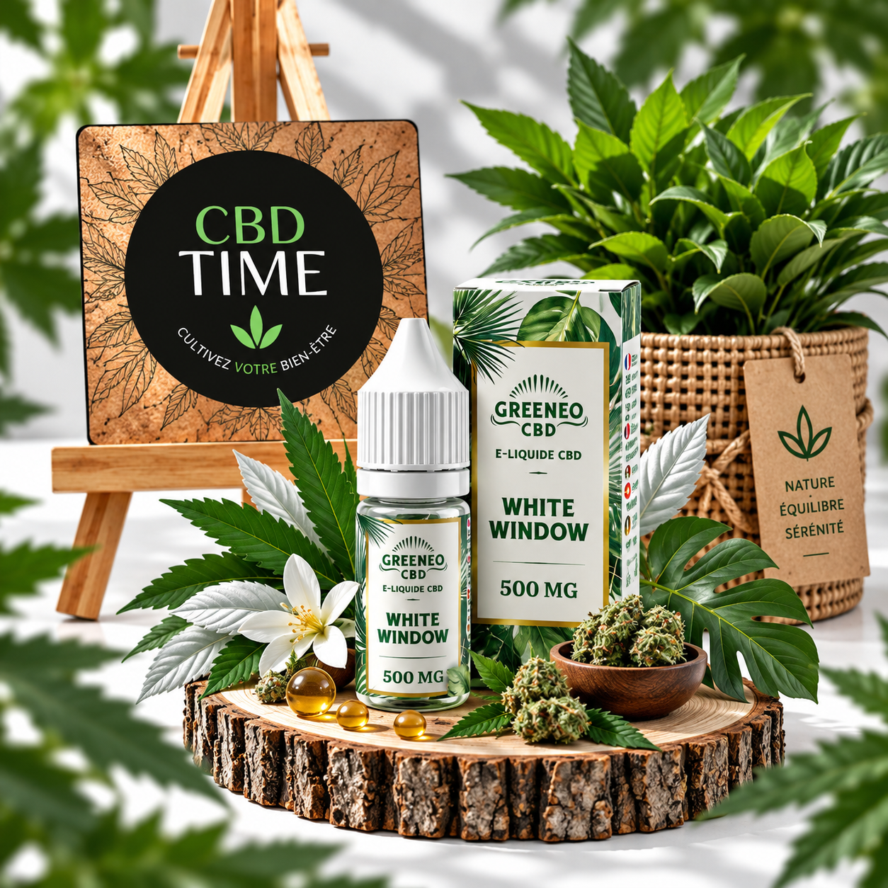 E-liquide CBD White Widow 500 mg – CBD Time