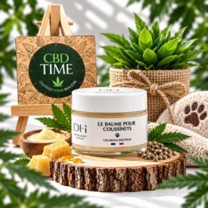 Baume Coussinets pour Chien au CBD 10 % – Soin des Coussinets