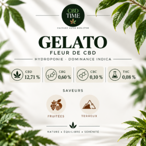 Gelato – Fleur CBD Hydroponie