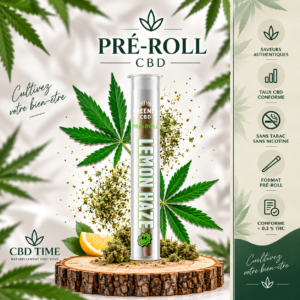 Lemon Haze – Pré-Roll CBD 1 g