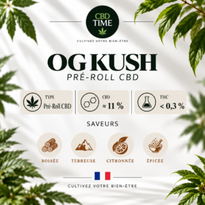 OG Kush – Pré-Roll CBD 1 g