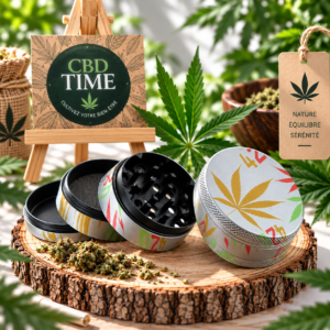 Grinder Alu – 50 mm – 4 Parties avec Tamis