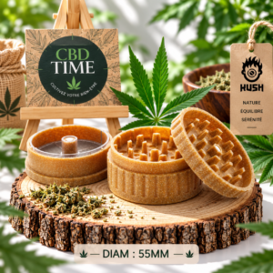 Grinder en Chanvre Beuz – 55 mm – 3 Parties