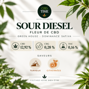 Sour Diesel – Fleur CBD Greenhouse